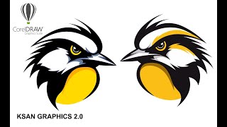 Freehand Tool Technique for Beginners  Full Coreldraw Course for Creating Mascot KSAN Graphics 20 [upl. by Norag]