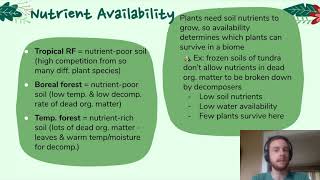 APES Video Notes 12  Terrestrial Biomes [upl. by Ancier]