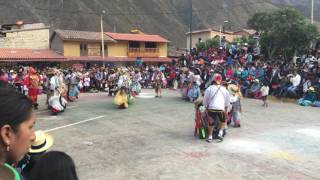 Fiesta en Ollantaytambo Sacred Valley Peru filmed in 4K [upl. by Yekram]