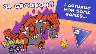 I Used SHADOW GROUDON in Great League and It Worked  Pokémon GO Battle League [upl. by Ellennahs171]