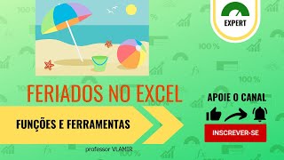 Fórmulas para FERIADOS no Excel feriados automáticos [upl. by Nosyarg]