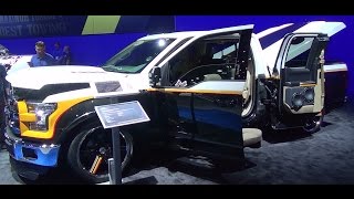 2015 Ford F150 EcoBoost Custom SEMA 2014 [upl. by Ahsiyt996]