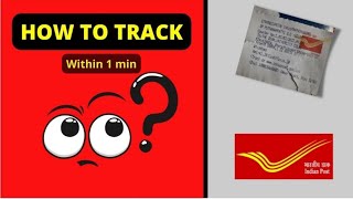 How to Track India Post Speed Post Online  Consignment Courier Order Tracking  Check Status [upl. by Gnauq]