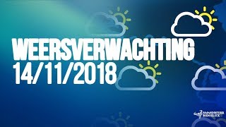 Weersverwachting 14112018  Gevoelig kouder weer vanaf volgende week NWBNLX [upl. by Jeddy35]