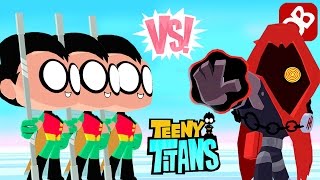 Teeny Titans  Robin VS The Hooded Hood  iOS  Android  Gameplay Video [upl. by Adnahc]