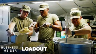 Every Piece of Gear In An Army Cooks Mobile Field Kitchen  Loadout  Business Insider [upl. by Nemrak]