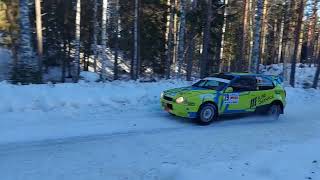 RallySM deltävling 2 Vinterpokalen 3 Feb [upl. by Ensoll]