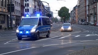 Großeinsatz in Frankfurt Polizei und Rettungsdienst aus allen Richtungen [upl. by Claribel403]