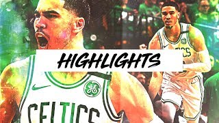 Best Jayson Tatum Highlights 20172018 Season  Clip Session [upl. by Saideman]