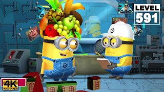 Vacationer Minion become the Mega Minion 8 times at Super Silly Fun Land  LV591 EP442  4K [upl. by Sibylle]