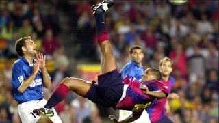 2001 BARCELONA 3X2 VALENCIA MATCH HISTORY OF RIVALDO [upl. by Carrol331]