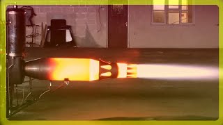 Jet Engine full power run Afterburner HX Monster Homemade jet engine [upl. by Ajnot]