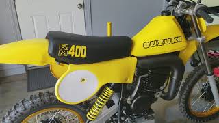 1979 Suzuki RM 400 [upl. by Nahtanoj]