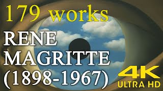 Rene Magritte  Witty and thoughtprovoking images  painting collection 179 works [upl. by Clarise]