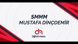 SMMM Kamp Ticaret Hukuku  Mustafa DİNÇDEMİR [upl. by Hekker]