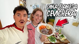 Mi esposa Danesa me prepara un CEVICHE 🇵🇪🇩🇰 [upl. by Dlabihcra]