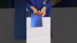 shingled solar cell dividing solarpanelproductionline solarenergy solarpanelmakingmachine [upl. by Layol]