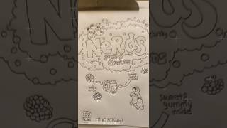 Nerds Gummy Clusters Paper Squishy shorts papersquishy fidget craft art [upl. by Erual713]