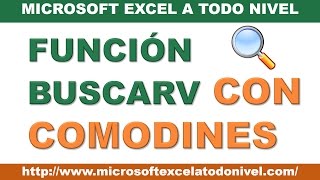 Tips y Trucos de Excel  Función BUSCARV con comodines [upl. by Gerry457]