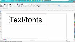 Corel Draw Tips amp Tricks Enlarge a Text or Font from the center [upl. by Sanfo]