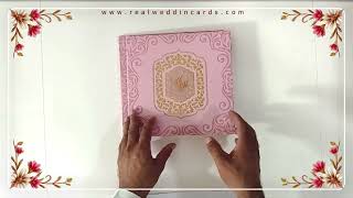 No  6009  Real Wedding Cards Kankotri Invitation Surat Bardoli wwwrealweddingcardscom [upl. by Kcirttap571]