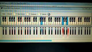 29 Ballade Pour Adeline Slow Speed Piano Tutorial quotCasio Keyboard Demoquot [upl. by Ulund]