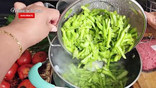 Nopales Con Carne Molida En Salsa Verde Tatemada Muy Ricos ❤🤗 [upl. by Llemej]