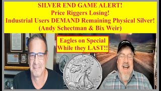 SILVER ALERT Price Riggers Losing Industrial Users DEMAND Remaining Physical Silver Andy amp Bix [upl. by Aidole265]