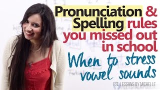 Spelling amp Pronunciation Rules you missed out in school  English pronunciation lesson for beginners [upl. by Smaj12]