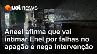 Apagão em SP Aneel afirma que vai intimar Enel por falhas e nega intervenção [upl. by Lunetta]