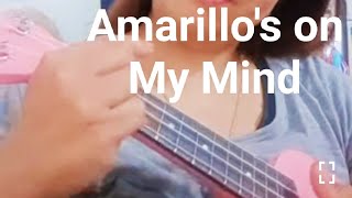 Amarillo by Morning  George Strait  Ukulele [upl. by Aysab83]