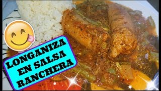 Longaniza en Salsa Ranchera CON SABOR A PUEBLO [upl. by Knight483]