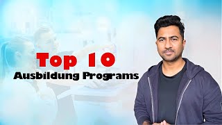 Top 10 Most Popular Ausbildung Programs in Germany 🇩🇪 [upl. by Tirrell]