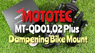 Mototec MTQD0102 Plus Dampening System Bike Mountที่จับมือถือปลดเร็วพร้อมระบบกันสะเทือน mototec [upl. by Archer]