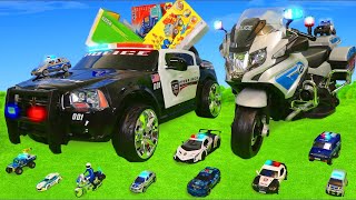 Police Cars and Bikes for Kids [upl. by Jaunita729]