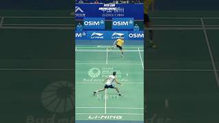 peter gade best defence vs lee chongbadmintonlovers youtubeshorts shorts leechongwei petergade [upl. by Ainocal]