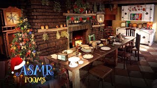 Christmas at the Burrow Harry Potter Inspired Ambience  Weasleys 2 hours 4K Soundscape [upl. by Nosidda]