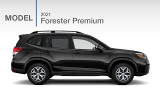 2021 Subaru Forester Premium  Trim Review [upl. by Nnyltak]