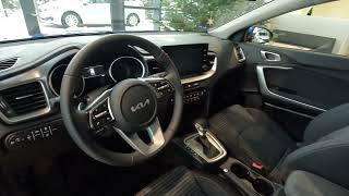 Kia XCEED MY2022  wersja MSMART  Blue Flame  InteriorampExteriorampZegary  4K [upl. by Jovitta]