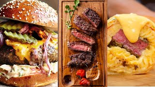 Steak Cooking Compilation Top Recipes and Pro Tips for Perfect Flavor homechefhustle [upl. by Tierell71]