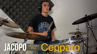 Highway Star  Deep Purple  Jacopo Cepparo Drum Cover [upl. by Mauricio38]