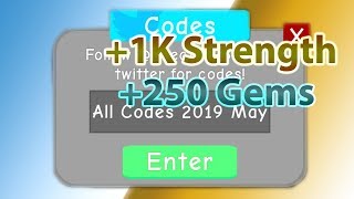 All Codes for Weight Lifting Simulator 3  2019 May [upl. by Rosenquist]