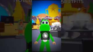 Make the character and try to React them 😜 part 1 roblox funny gamingtrioto100 avatar [upl. by Eerual]