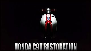 The Grand Finale Part 6  Honda C90 FULL RESTORATION [upl. by Asillem138]