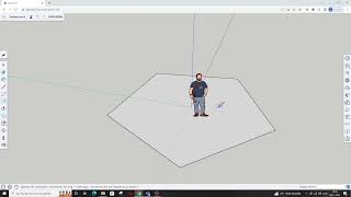 Vieleck in Sketchup zeichnen zB ein gleichmäßiges Fünfeck [upl. by Tod]