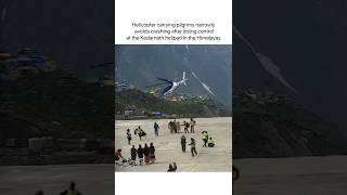 Kedarnath mai Helicopter ki Emergency Landing 🥶 shorts [upl. by Canning]