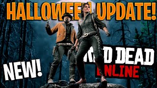 NEW CONTENT In RED DEAD Online HALLOWEEN UPDATE  DOUBLE GOLD Missions amp MORE [upl. by Coco754]