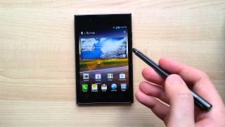 LG Optimus Vu handson [upl. by Neibaf125]