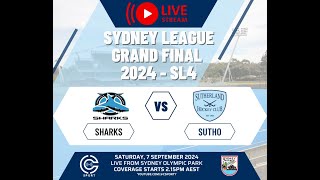 LIVE  SL4 GRAND FINAL 2024  SHARKS v SUTHO [upl. by Goebel397]