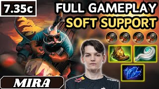 735c  Mira GYROCOPTER Soft Support Gameplay 25 ASSISTS  Dota 2 Full Match Gameplay [upl. by Nanreit]